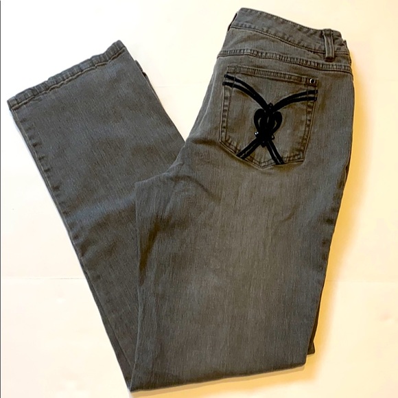 Style & Co. Denim - Style & Co SZ 10 Faded Black/Grey Denim Jeans D3
